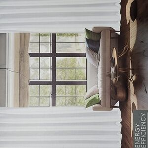 2 Blackout Panels Elegant White Curtains for Contemporary Homes
